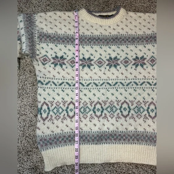 Vintage Eddie Bauer women’s wool crewneck sweater, size L - Picture 7 of 11